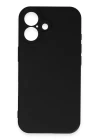 iPhone 16 Kılıf First Silikon - Siyah