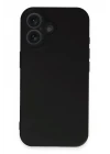 iPhone 16 Kılıf First Silikon - Siyah