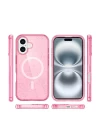 iPhone 16 Kılıf Glow Magsafe Kapak - Pembe