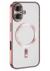 iPhone 16 Kılıf Kross Magneticsafe Kapak - Pembe