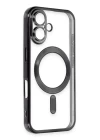 iPhone 16 Kılıf Kross Magneticsafe Kapak - Siyah