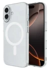 iPhone 16 Kılıf Magneticsafe Şeffaf Silikon - Şeffaf
