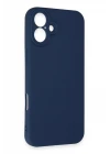 iPhone 16 Plus Kılıf First Silikon - Lacivert
