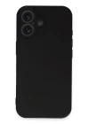 iPhone 16 Plus Kılıf First Silikon - Siyah