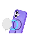 iPhone 16 Plus Kılıf Glow Magsafe Kapak - Mor