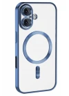 iPhone 16 Plus Kılıf Kross Magneticsafe Kapak - Mavi