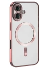 iPhone 16 Plus Kılıf Kross Magneticsafe Kapak - Pembe