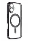 iPhone 16 Plus Kılıf Kross Magneticsafe Kapak - Siyah