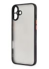 iPhone 16 Plus Kılıf Montreal Silikon Kapak - Siyah