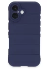 iPhone 16 Plus Kılıf Optimum Silikon - Lacivert