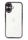 iPhone 16 Plus Kılıf Razer Lensli Silikon - Mor