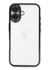 iPhone 16 Plus Kılıf Razer Lensli Silikon - Siyah