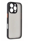 iPhone 16 Pro Kılıf Montreal Silikon Kapak - Siyah