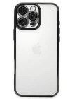iPhone 16 Pro Kılıf Razer Lensli Silikon - Siyah
