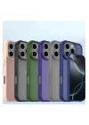 iPhone 16 Pro Max Kılıf Elegant Kapak - Pudra