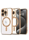iPhone 16 Pro Max Kılıf Kross Magneticsafe Kapak - Çöl Titanyum