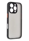 iPhone 16 Pro Max Kılıf Montreal Silikon Kapak - Siyah