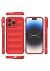 iPhone 16 Pro Max Kılıf Optimum Silikon - Kırmızı