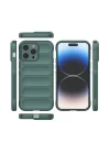 iPhone 16 Pro Max Kılıf Optimum Silikon - Koyu Yeşil