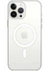 iPhone 16 Pro Max Kılıf Pc Real Magsafe Kapak - Şeffaf