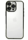 iPhone 16 Pro Max Kılıf Razer Lensli Silikon - Yeşil