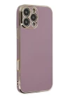 iPhone 16 Pro Max Kılıf Volet Silikon - Mor