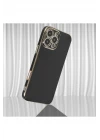 iPhone 16 Pro Max Kılıf Volet Silikon - Siyah