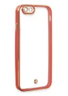 iPhone 6 Kılıf Liva Lens Silikon - Kırmızı