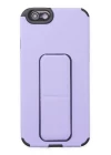 iPhone 6 Kılıf Mega Standlı Silikon - Lila