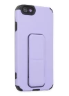 iPhone 6 Kılıf Mega Standlı Silikon - Lila