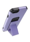 iPhone 6 Kılıf Mega Standlı Silikon - Lila