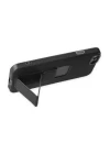 iPhone 6 Kılıf Mega Standlı Silikon - Siyah
