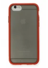 iPhone 6 Kılıf Montreal Silikon Kapak - Kırmızı