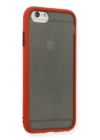 iPhone 6 Kılıf Montreal Silikon Kapak - Kırmızı