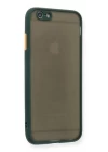 iPhone 6 Kılıf Montreal Silikon Kapak - Yeşil