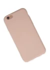 iPhone 6 Kılıf Nano içi Kadife Silikon - Pudra