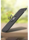 iPhone 6 Kılıf Range Yüzüklü Silikon - Kırmızı