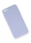 iPhone 6 Plus Kılıf Nano içi Kadife Silikon - Lila