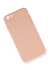iPhone 6 Plus Kılıf Nano içi Kadife Silikon - Pudra