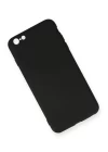 iPhone 6 Plus Kılıf Nano içi Kadife Silikon - Siyah