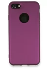 iPhone 7 Kılıf First Silikon - Mürdüm