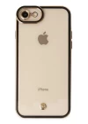 iPhone 7 Kılıf Liva Lens Silikon - Siyah