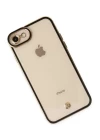 iPhone 7 Kılıf Liva Lens Silikon - Siyah