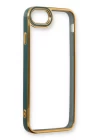iPhone 7 Kılıf Liva Lens Silikon - Yeşil