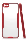 iPhone 7 Kılıf Platin Silikon - Kırmızı