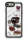 iPhone 7 Kılıf Sweet Desenli Silikon Kapak - Sarı