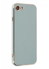 iPhone 7 Kılıf Volet Silikon - Açık Yeşil