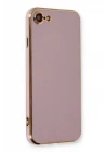 iPhone 7 Kılıf Volet Silikon - Mor