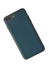 iPhone 7 Plus Kılıf Coco Deri Silikon Kapak - Mavi