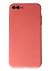 iPhone 7 Plus Kılıf First Silikon - Kiremit